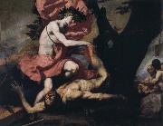 Jusepe de Ribera Apollo and Marsyas painting